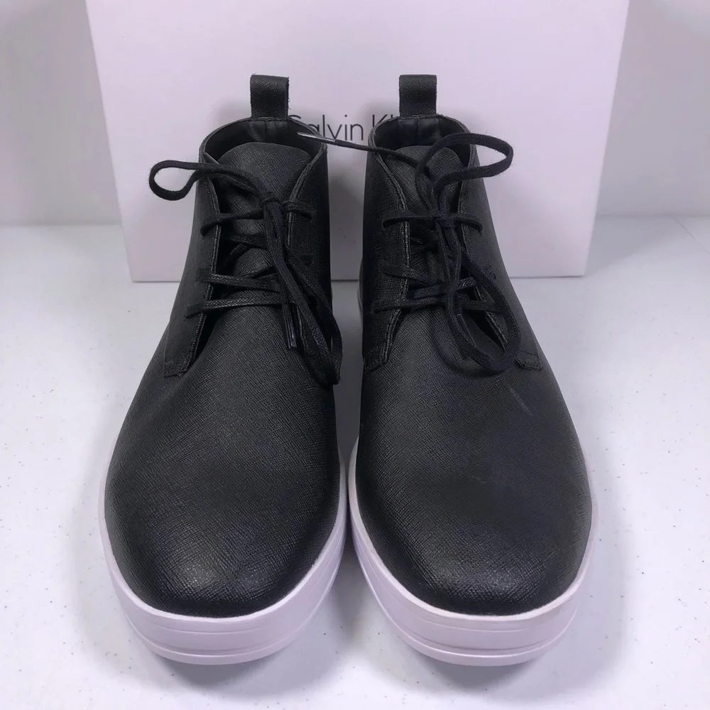 CALVIN Klein Men’s Bain Saffiano Sneaker Shoes